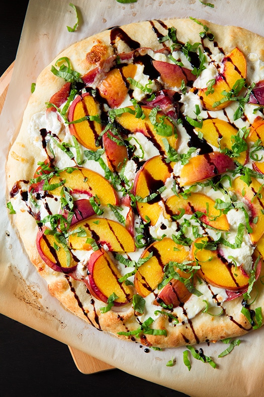 Elevate Pizza Night: Crave-Worthy Three Cheese Peach Prosciutto